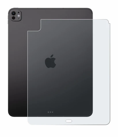 Image of the device Apple iPad Pro 13" 2025 (Back) with a wide variety of screen protectors.