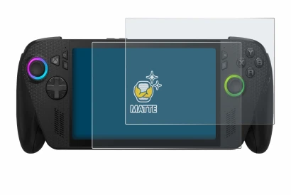 Image of the device ASUS ROG Xbox Ally X with a wide variety of screen protectors.