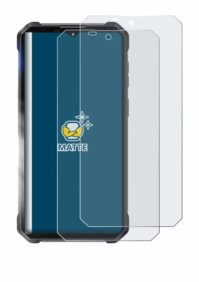 Image of the device Oukitel WP53 Pro with a wide variety of screen protectors.