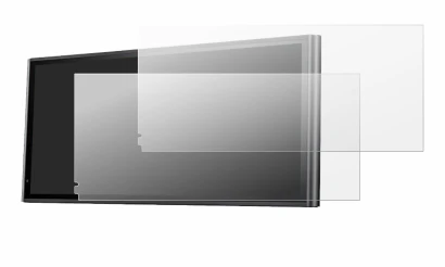 Image of the device Krunia 9.26" with a wide variety of screen protectors.