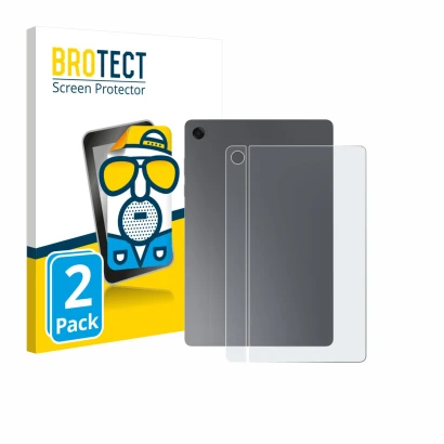 Front side of a product packaging with the brand logo BROTECT. Next to it is the device Samsung Galaxy Tab A11 Plus WiFi 11" (