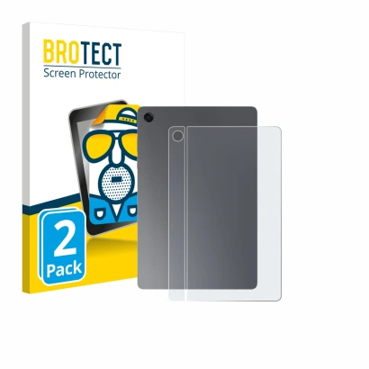 Front side of a product packaging with the brand logo BROTECT. Next to it is the device Samsung Galaxy Tab A11 Plus 5G 11" (Ba