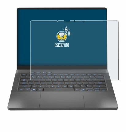 Image of the device ASUS ROG Zephyrus G14 2025 GA403 with a wide variety of screen protectors.