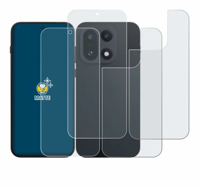 Image of the device OnePlus 15 (Front+Back) with a wide variety of screen protectors.