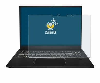 Image of the device MSI Summit A16 AI+ with a wide variety of screen protectors.