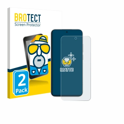 Front side of a product packaging with the brand logo BROTECT. Next to it is the device Xiaomi Redmi Note 15 Pro 5G shown with