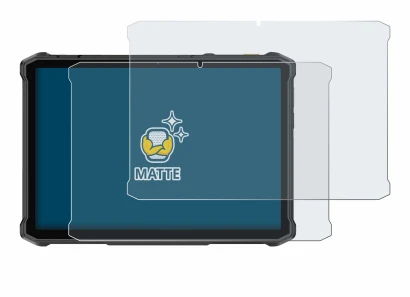 Image of the device Ulefone Armor Pad 5 Pro with a wide variety of screen protectors.