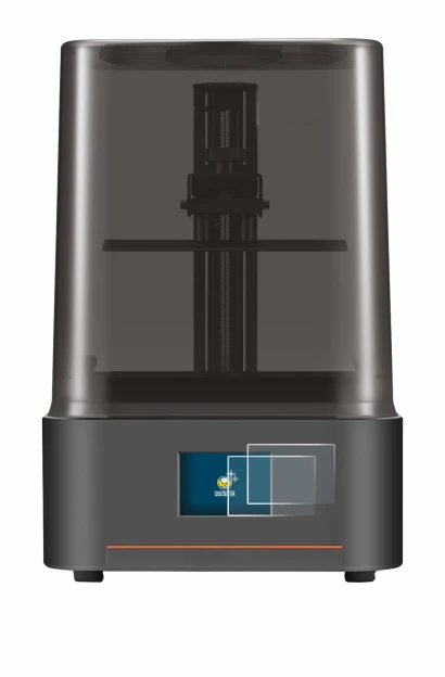 Image of the device Anycubic Photon Mono 4 with a wide variety of screen protectors.