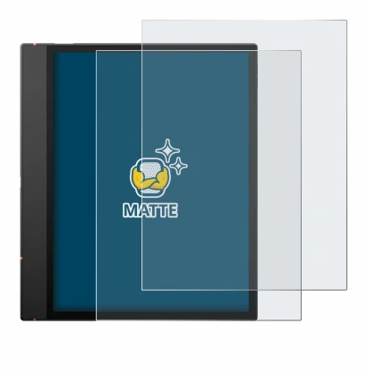 Image of the device Boox Note Air 5 C with a wide variety of screen protectors.