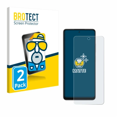 Front side of a product packaging with the brand logo BROTECT. Next to it is the device Oppo A5x shown with the corresponding