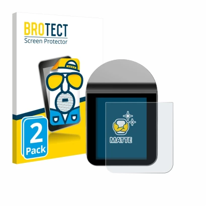 Front side of a product packaging with the brand logo BROTECT. Next to it is the device KitchenBoss G330 shown with the corres