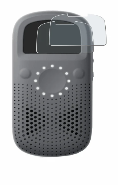 Image of the device Relay X with a wide variety of screen protectors.