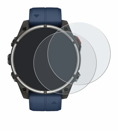 Image of the device Garmin quatix 8 Pro (47 mm) with a wide variety of screen protectors.