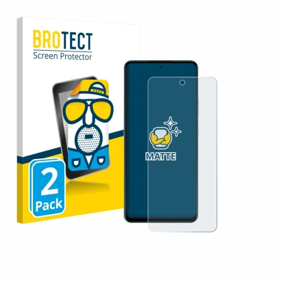 Front side of a product packaging with the brand logo BROTECT. Next to it is the device Oppo A5 4G shown with the correspondin