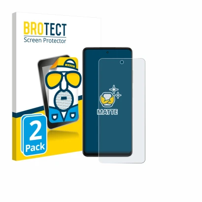 Front side of a product packaging with the brand logo BROTECT. Next to it is the device Oppo A5x 4G shown with the correspondi