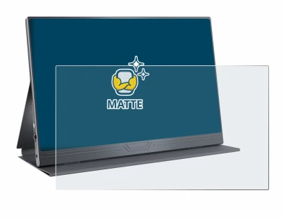 Image of the device CUIUIC GS156B2 with a wide variety of screen protectors.