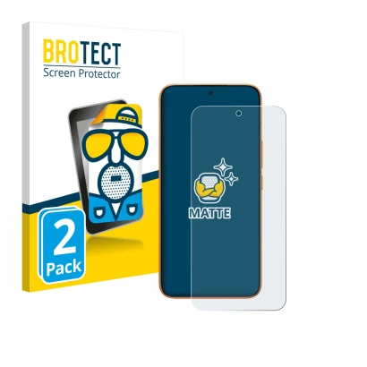 Front side of a product packaging with the brand logo BROTECT. Next to it is the device Xiaomi Redmi Turbo 5 Max shown with th