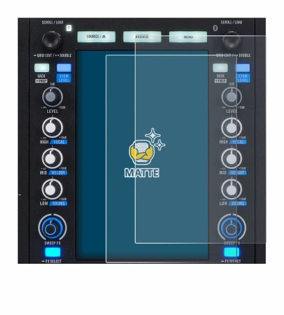 Image of the device Rane System One with a wide variety of screen protectors.