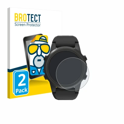 Front side of a product packaging with the brand logo BROTECT. Next to it is the device Shearwater TERN TX shown with the corr