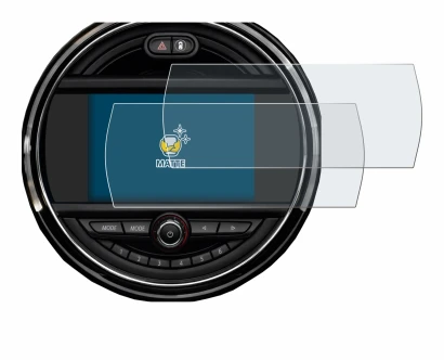 Image of the device Mini Clubman 2018 - 2020 with a wide variety of screen protectors.