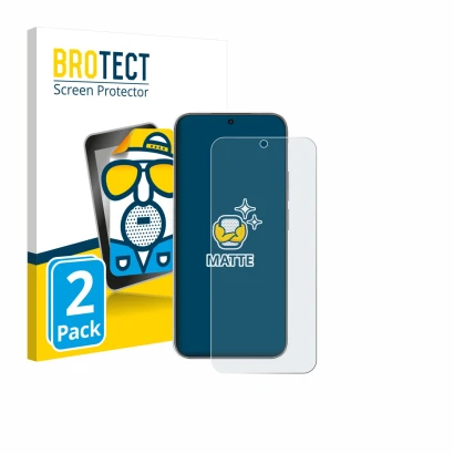 Front side of a product packaging with the brand logo BROTECT. Next to it is the device Huawei Nova 14 Lite shown with the cor