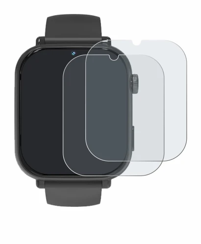 Image of the device Pthtechus A22 with a wide variety of screen protectors.