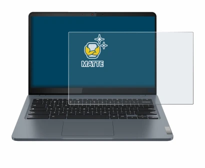 Image of the device Lenovo IdeaPad Slim 3i Chromebook Plus Gen 8 14" with a wide variety of screen protectors.