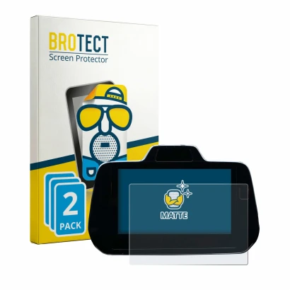 Front side of a product packaging with the brand logo BROTECT. Next to it is the device Suzuki S-Cross 3. Generation 2024 - 20