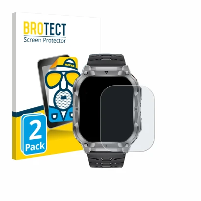 Front side of a product packaging with the brand logo BROTECT. Next to it is the device LIGE EF22 2" shown with the correspond