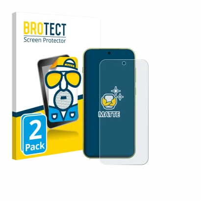 Front side of a product packaging with the brand logo BROTECT. Next to it is the device OnePlus 15T shown with the correspondi