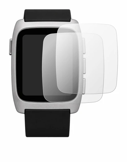 Image of the device Pebble Time 2 2026 with a wide variety of screen protectors.