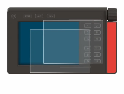 Image of the device Müller Elektronik SMART570 with a wide variety of screen protectors.