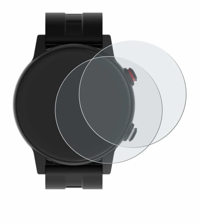 Image of the device James R9 with a wide variety of screen protectors.