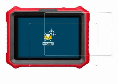 Image of the device KINGBOLEN K8 Pro with a wide variety of screen protectors.