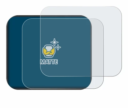 Image of the device Saphe T with a wide variety of screen protectors.