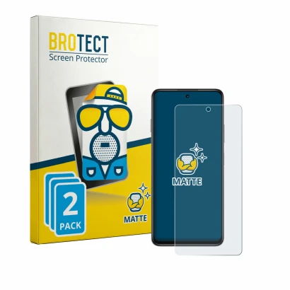Front side of a product packaging with the brand logo BROTECT. Next to it is the device Huawei Enjoy 90m Plus shown with the c