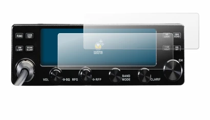 Image of the device Midland 8001 Pro with a wide variety of screen protectors.