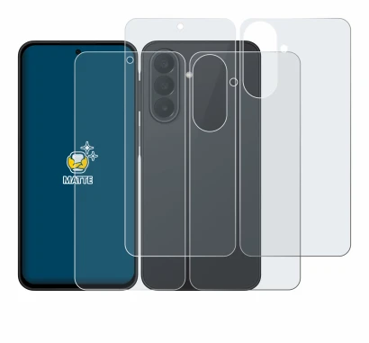 Image of the device Samsung Galaxy A27 5G (Front+Back) with a wide variety of screen protectors.
