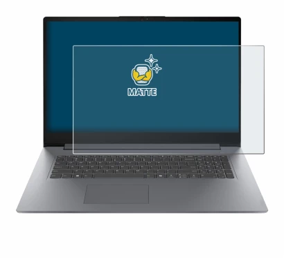 Image of the device Lenovo V17 G7 with a wide variety of screen protectors.