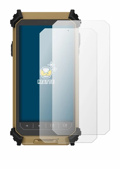 Image of the device DT Research DT361DM (portrait) with a wide variety of screen protectors.