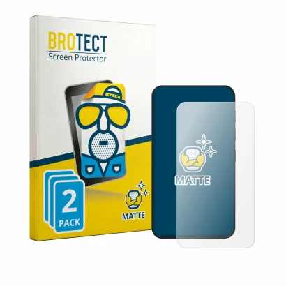Front side of a product packaging with the brand logo BROTECT. Next to it is the device innioasis G3 shown with the correspond