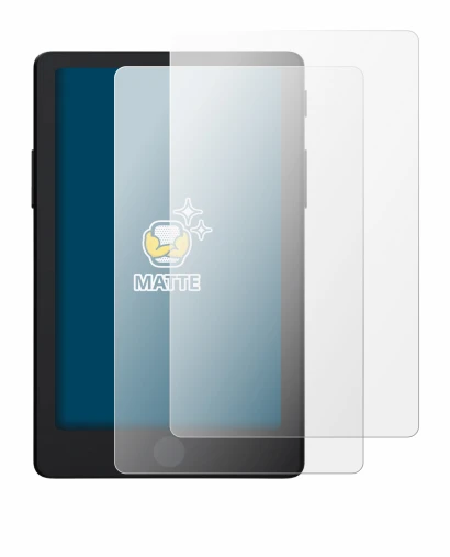 Image of the device Xteink X4 Pro with a wide variety of screen protectors.
