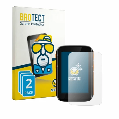 Front side of a product packaging with the brand logo BROTECT. Next to it is the device CooSpo BC200 2024 shown with the corre