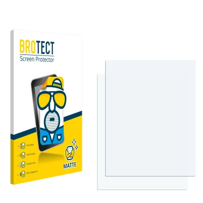 Front side of a product packaging with the brand logo BROTECT. Next to it is the corresponding screen protector.