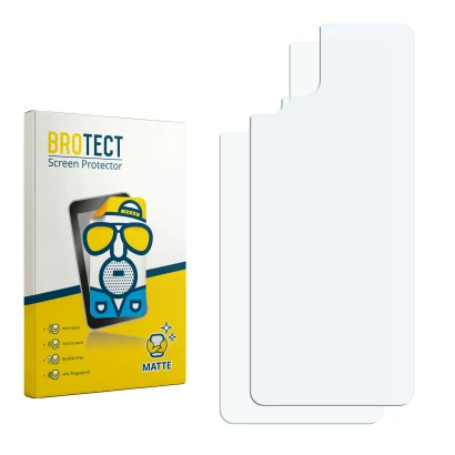 Front side of a product packaging with the brand logo BROTECT. Next to it is the corresponding screen protector.