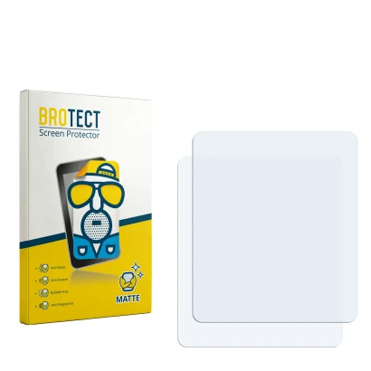 Front side of a product packaging with the brand logo BROTECT. Next to it is the corresponding screen protector.