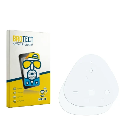 Front side of a product packaging with the brand logo BROTECT. Next to it is the corresponding screen protector.