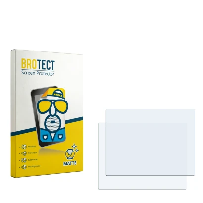 Front side of a product packaging with the brand logo BROTECT. Next to it is the corresponding screen protector.