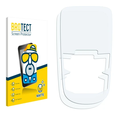 Front side of a product packaging with the brand logo BROTECT. Next to it is the corresponding screen protector.