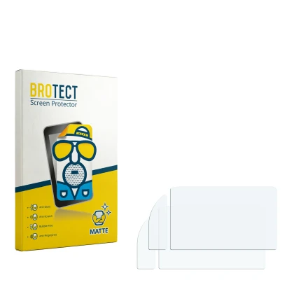 Front side of a product packaging with the brand logo BROTECT. Next to it is the corresponding screen protector.